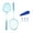 108 blue bag 3 nylon, variant on 1Pair Professional Double Badminton Racquet Set Light Weight Shuttlecocks Racquet for Outdoor Backyard Games Enduring