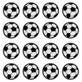 thumbnail image 1 of Puideon Set de 16 parches termoadhesivos de fútbol para el Mundial, 1 of 4