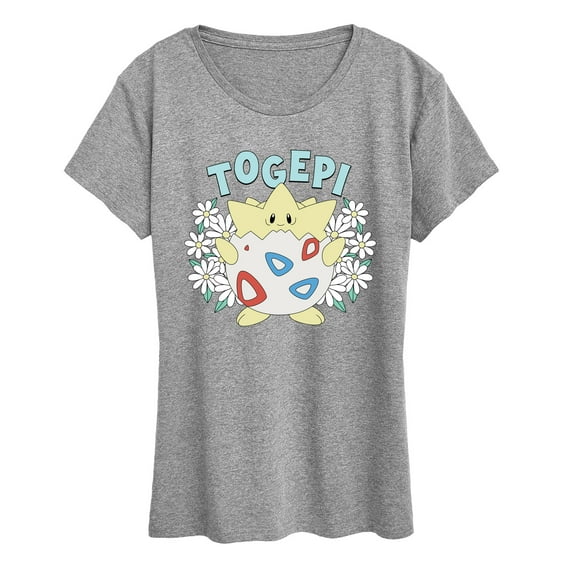 Pokémon - Floral Togepi - Women's Short Sleeve Graphic T-Shirt