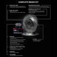 thumbnail image 3 of R1 Concepts Front Brakes and Rotors Kit |Front Brake Pads| Brake Rotors and Pads| Optimum OEp Brake Pads and Rotors WGUN1-67047, 3 of 5