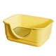 thumbnail image 5 of Inodoro desmontable antisalpicaduras para perros con pala para interiores y otras mascotas (conejos). amarillo, 5 of 9