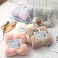 thumbnail image 5 of Vikakiooze 2-Piece Set 28.74*51 And 13.77*29.52 Inches Bath Towel, Cotton 2 In 1 Bath Towel And Face Towel Soft-Bath Towels, 5 of 9