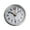 Arab Silver, variant on (65mm) 2.56Inch Mini Quartzs Clock Insert with Arabic/Roman Numerals Replacement Round Quartzs Movement Miniature Clock