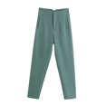 thumbnail image 1 of Pantalones de cintura alta ajustados y holgados de color 33 para mujer americana primavera A8YS9385F, 1 of 5