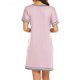 thumbnail image 4 of Camisones para mujer de manga corta, camisas de dormir, camisones de algodón suave, camisas de dormir XL oso de fresa Electrónica, 4 of 4