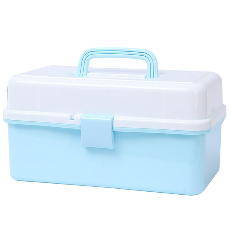 Art Tools Storage Container Painting Tools Box Multi-layers Craft Tool Box Handheld Case, Size: 33x19.5cm