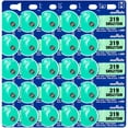 thumbnail image 1 of Murata 319 SR527SW Battery 1.55V Silver Oxide Watch Button Cell (25 Batteries), 1 of 5