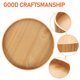thumbnail image 3 of Bandeja redonda de madera para tocador, maquillaje, decoración de tartas, bandeja para servir, taza de agua, 3 of 6