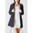 thumbnail image 2 of Lady Cotton Faux Fur-Hood Double-Closure Anorak, Navy, L, 2 of 2