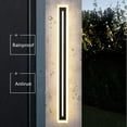 thumbnail image 3 of Modern Outdoor Wall Lights,LED Long Strip Lighting,Acrylic Wall Sconce Light,Wall Mount Exterior Light Fixture Suitable for Porch Lights Outdoor Wall,Living Room,Bedroom,Patio (Dimmable, 66.93INCH), 3 of 11