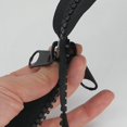 thumbnail image 4 of HSHDLDF Black Double Pull Tab Slider Heavy Duty Plastic Zipper for Sewing (1 Pack), 4 of 6