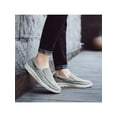 thumbnail image 5 of SIMANLAN Canvas Shoes for Men Slip On Deck Shoes Casual Loafer Walking Boat Shoes, 5 of 6