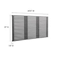 thumbnail image 6 of Modway Render Wall Mount Queen Headboard in Charcoal, 6 of 7