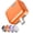 Orange, variant on Portable Fully Charged Automatic Disconnector, Auto Power-Off Charging Protector, 140W Fast Charging, Overcharge Protection for Smartphones