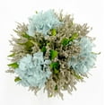 thumbnail image 4 of Bergamo Art Preserved 10 Inch Decorative Hydrangea Standing Topiary Plant Green, 4 of 4