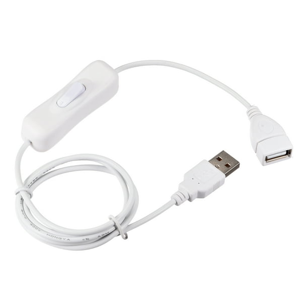 Câble USB Uxcell avec Interrupteur Marche/arrêt Cordon d'Extension