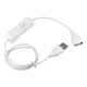 thumbnail image 1 of Cable USB Uxcell con interruptor ON/OFF, USB macho a hembra, extensión de 1M, blanco, para lámpara de escritorio LED, tira LED, 1 pieza, 1 of 5