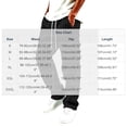 thumbnail image 3 of Homenesgenics Cargo Pants Men 2026 Casual Pockets Elastic Waist Sweatpants Work Trousers Black L, 3 of 7