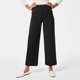 thumbnail image 1 of WILLBEST Pantalones Casuales de Sarga para Mujer, Pantalones Cortos de Pierna Ancha, Pantalones Cortos de Talla Grande, Pantalones Capri Elásticos, Pantalones Vaqueros Tobilleros para Mujer XXXL, 1 of 5