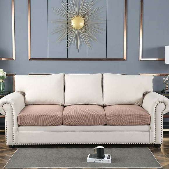 Moonsaad Housse de Coussin de Canapé Ultra Douce Extensible 1-4 Places, Housse de Siège de Canapé en Spandex, Protecteur de Meubles