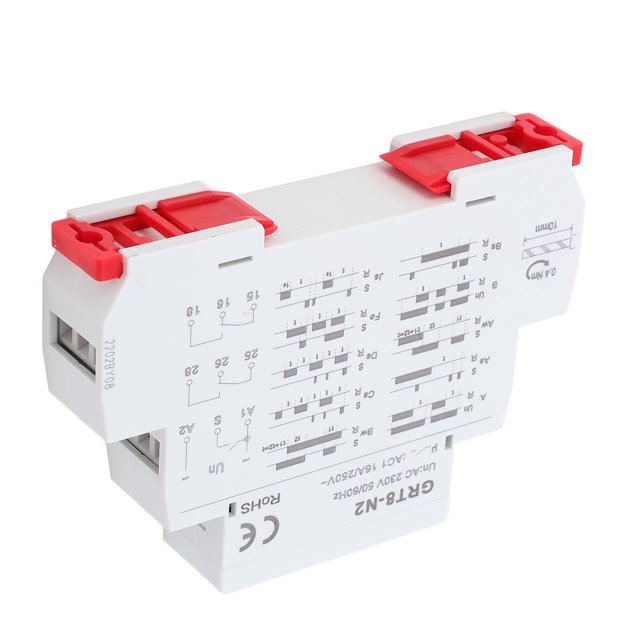 Relais Électronique Répétitif, Relais de Temps Multifonction avec Indicateur LED pour Intérieur