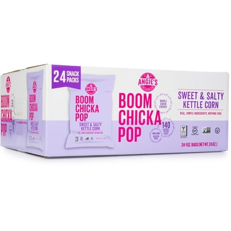 Angies BoomChickaPop Sweet & Salty Kettle Corn 1 Oz 24 (The Best Popping Corn)