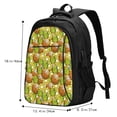 thumbnail image 5 of Daiia Tropical Summer Fruit Pattern USB Charging Backpack for Men and Women, Anti-Theft Backpack,Travel Backpack,School Backpack,College Backpack,Laptop Backpack, 5 of 7