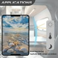 thumbnail image 5 of Psesaysky RV Door Window Shade Cover - Hook-and-Loop Fastening RV Blackout Window Cover, an-UV and Privacy Protection for Camper (17.3” x 26”, Beach Starfish Shells), 5 of 7