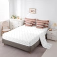 thumbnail image 5 of Manfei Boho bohemian 7pcs Bedding Comforter Set,Retro Aztec Geometric Queen Bedding Sets,Brown Beige Queen Sheet Sets For Men Women,Luxury Bedroom Decor Reversible, 5 of 8
