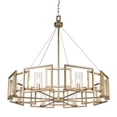 thumbnail image 7 of Marco 8 Light Chandelier in White Gold with Clear Glass, 7 of 7