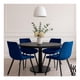 thumbnail image 5 of Set 2 Sillas Comedor Velvet Tapizada Terciopelo Sala Eames azul Grande, 5 of 7