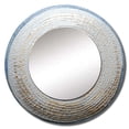 thumbnail image 2 of Designart "Shellfish With A Silver Swirl" Nautilus Silver Large Round Mirror - Round Bedroom Mirror Wall Decor - Modern Round Printed Mirror - 29" x 29", 2 of 6
