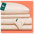 thumbnail image 1 of Dreamlab Juego de Sábanas Lisas de Lujo Microfibra Ultra Suaves y Transpirables King Size Rosa Palo 4 Piezas, 1 of 9