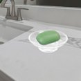 thumbnail image 2 of BRIGHTFUFU Glass Soap Dish Round Frosted Soap Holder Tray For Bathroom Vanities Countertops Kitchen Sinks Dresser, 2 of 8