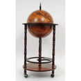thumbnail image 1 of Old Modern Handicrafts NG018 Table à Barres Globe 330 mm Support à 4 Pieds - Rouge, 1 of 1