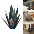 thumbnail image 4 of Escultura de mosaico azul al aire libre DIY Agave planta jardín decoración Cola Arte Escultura De Agave, 4 of 8
