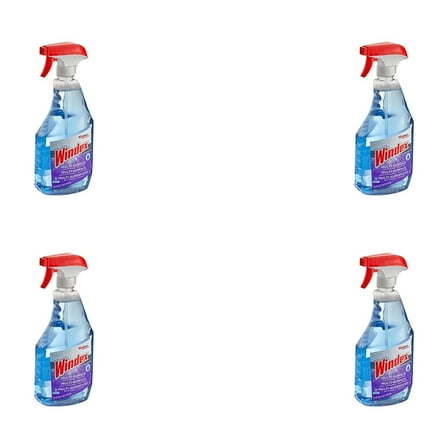 Windex Multi-Surface Cleaner( 4 X 32 fl oz) 4 Pack, Streak-Free Shine for Glass, Countertops & More