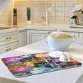 thumbnail image 6 of FREEAMG Dish Drying Mat Funny Cats Colorful Absorbent Dry Mats for Dishes Draining Pad for Kitchen Countertop 16" x 18", 6 of 7