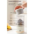thumbnail image 4 of One-Touch Travel Juice Maker - USB Rechargeable Cordless Citrus Juicer for Home, Office, Camping & Travel（Only juicer）, 4 of 5
