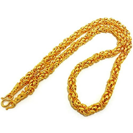 BRACCIALE CATENA DA UOMO IN ORO GIALLO 18 KT CON GRECA