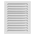 thumbnail image 1 of Cubierta de ventilación de aluminio Uxcell de 10 x 12 pulgadas, cubierta de rejilla de aire, cubierta de ventilación HVAC con lamas, tono plateado, 1 of 7