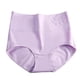 thumbnail image 1 of Braguitas posparto de cintura alta para mujer, cobertura total - Algodón, color liso, cómodas - L-XXL, 1 of 6