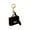 Black, variant on Mini PU Leather Handbag Keychain for Women - Small Bag Charm Accessories, Headphone Bag,Coin Wallet ,Keychains & Charms (Black)