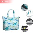 thumbnail image 2 of LightBlue Dinosaurs Eggs Palms Pattern Travel Tote Bags for Women Carry On,Large Weekender Bags for Women Travel,Multi Functional Duffle Bag for Work,Shopping,Sports, 2 of 5