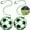 Green, variant on 2 Pcs Soccer Kick Trainer, Football Kick Trainer, XISELI Adjustable Return Net Football Training Aid for Throw Solo Juggling Practice, Fits Ball Size 3, 4, 5 Balls, Black (not Include Ball)