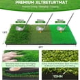 thumbnail image 2 of OUTGOO Golf Net with Practice Mat,Golf Hitting Aid Nets 10x7FT for Backyard Driving Chipping Training Swing with Target Mat Balls for Outdoor Indoor，Gifts for Men Dad Him and Golfer, 2 of 7