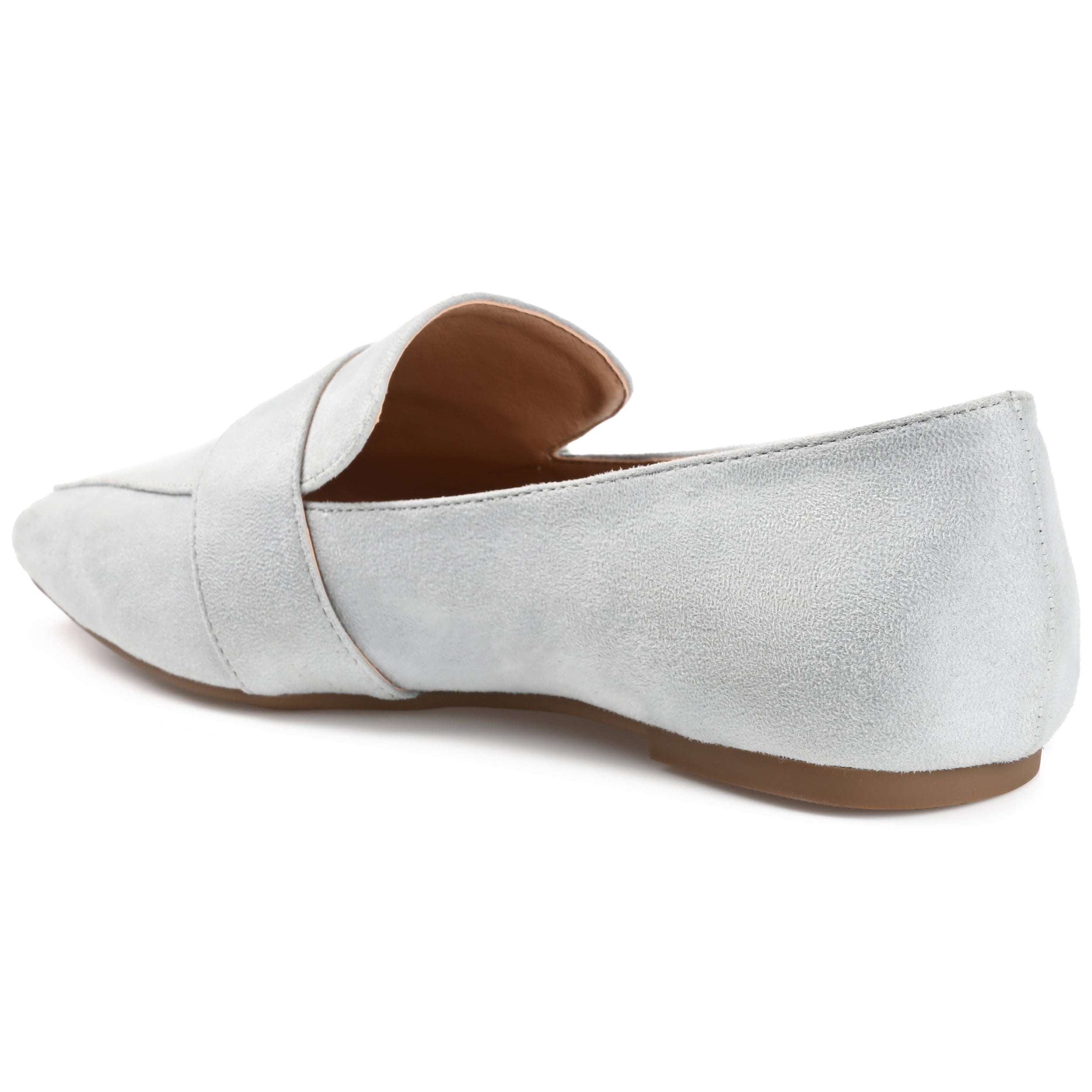 Journee Womens Benntly Slip On Square Toe Loafer Flats