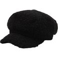 thumbnail image 4 of CoCopeaunts Octagon Newsboy Cap for Women Warm Winter Hat Japanese Style Beret Hat Solid Color Warm Outdoor Baker Boy Cap, 4 of 7