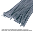thumbnail image 4 of Uxcell Limpiapipas de 30cm/12 pulgadas, tallos de chenille para manualidades de arte DIY en gris, paquete de 100, 4 of 6