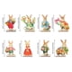 thumbnail image 3 of Decoraciones de Pascua, adornos de Pascua, regalos de Pascua 8 piezas de decoración de conejito de Pascua de madera para mesa decoraciones de escritorio de madera, 3 of 5